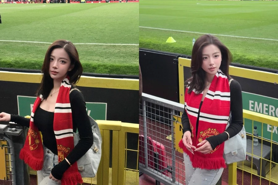 Danh tính fan nữ MU xinh đẹp khiến fan 'Quỷ đỏ' xôn xao