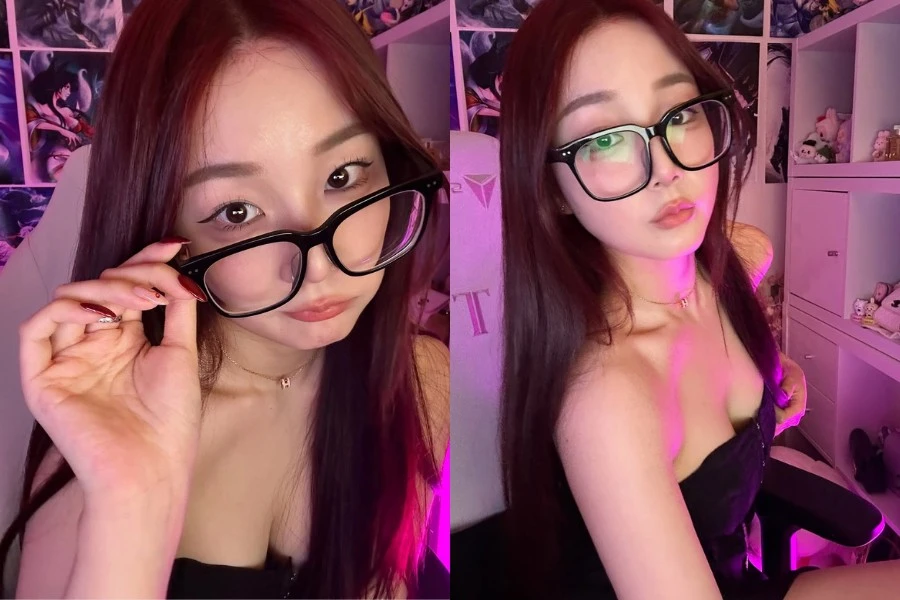 Nữ streamer xinh đẹp khiến fan 'ná thở' với loạt ảnh selfie trong phòng riêng