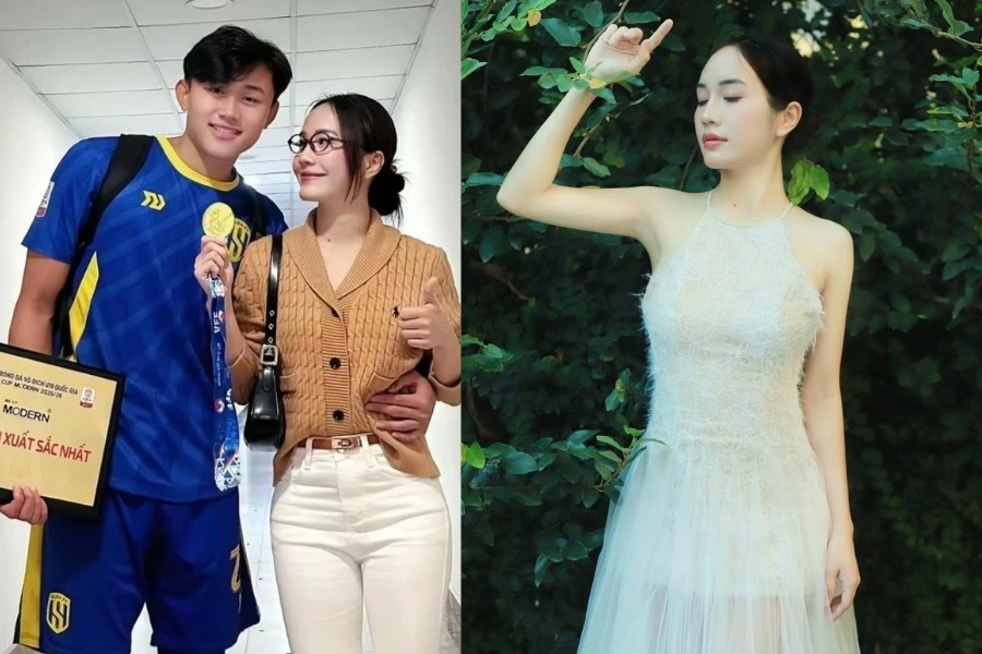 Danh tính bạn gái hot girl của thủ môn SLNA Nguyễn Bảo Ngọc