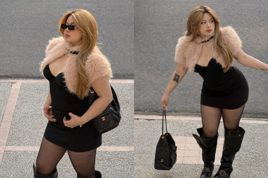 Bon chen đồ bó sát, 'hot girl ngoại cỡ' Cố Hữu Vi vẫn hút trọn ánh nhìn