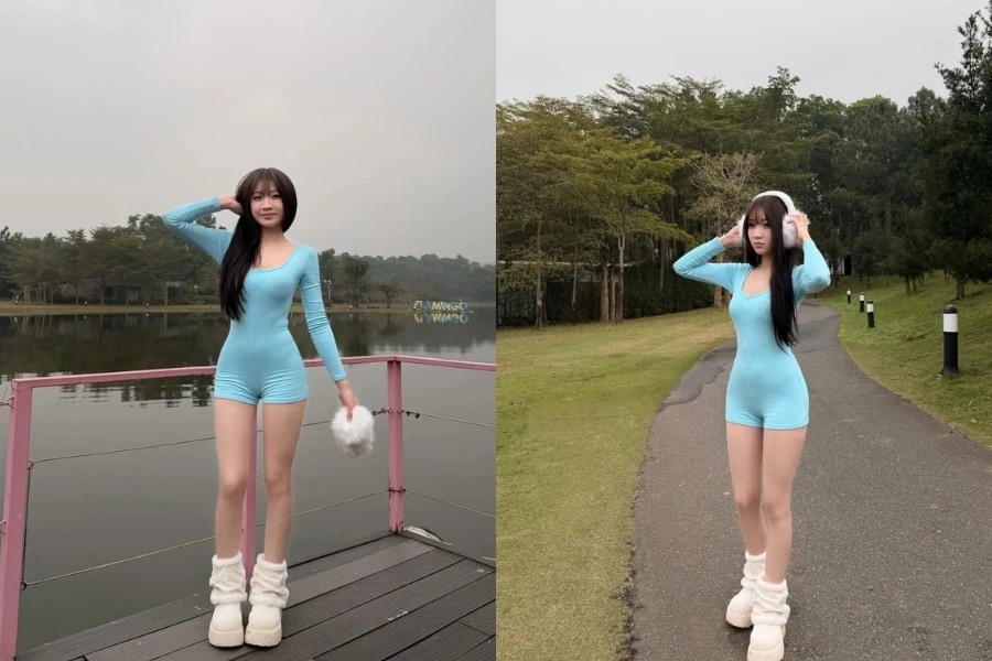 Bạn gái hot girl của tiền vệ U23 Việt Nam 'lên đồ' khoe dáng vạn người mê