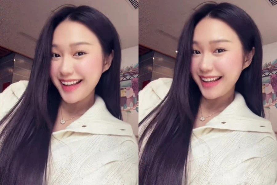 Đu trend khoe má lúm, Doãn Hải My đốn tim fan chỉ với video vỏn vẹn 10 giây