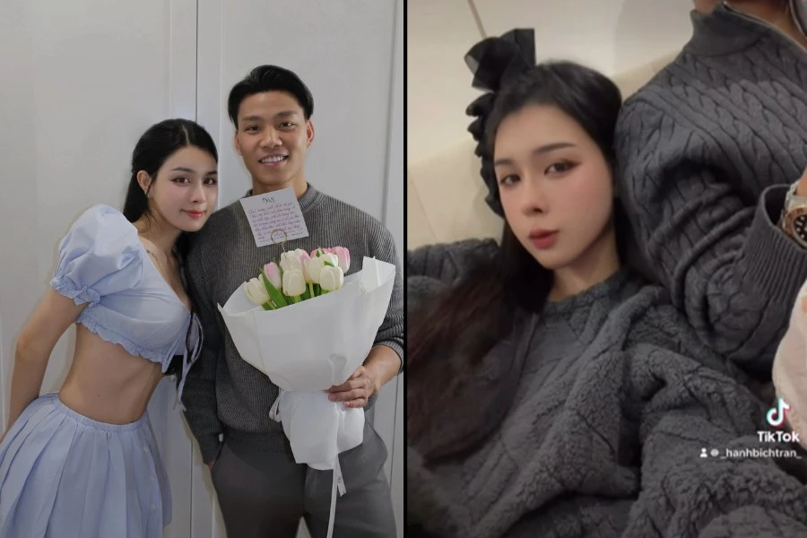 Vũ Văn Thanh chúc mừng sinh nhật bạn gái hot girl với khoảnh khắc tình tứ