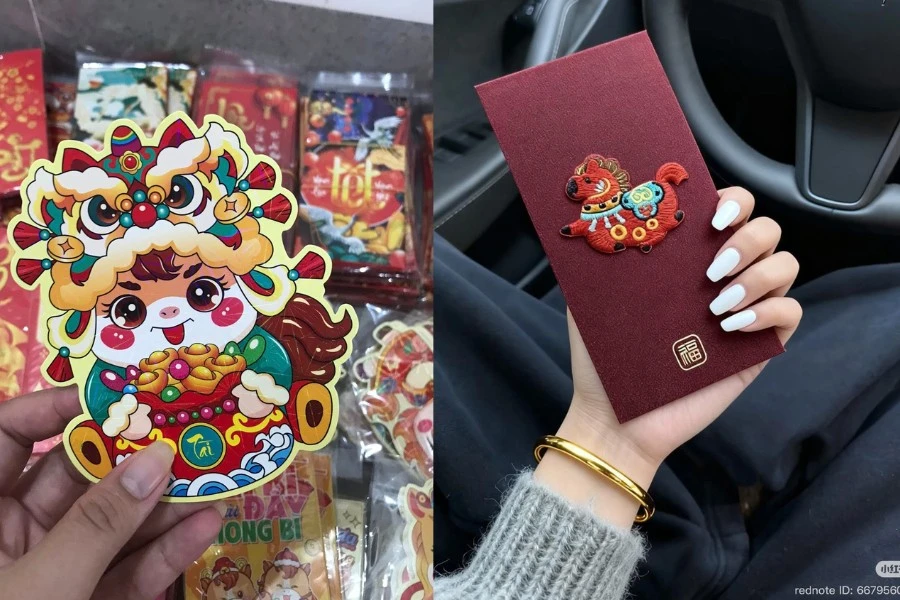 Loạt mẫu bao lì xì năm Bính Ngọ cực 'trendy'
