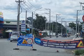 Đường Nguyễn Tri Phương mở rộng: Nhà thầu tăng tốc trước thời điểm chuyển giao