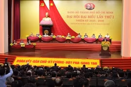 Đang diễn ra lễ khai mạc Đại hội Đại biểu Đảng bộ TP HCM lần thứ I