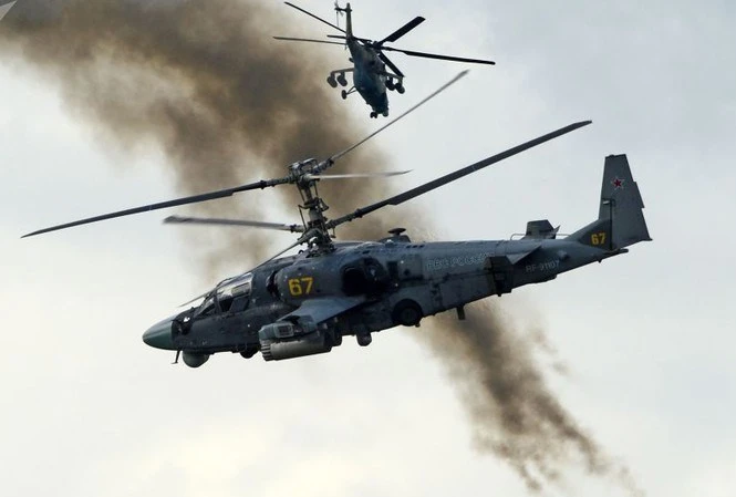 Trực thăng Ka-52 quá mạnh, Nga vừa đánh vừa thử nghiệm bản nâng cấp