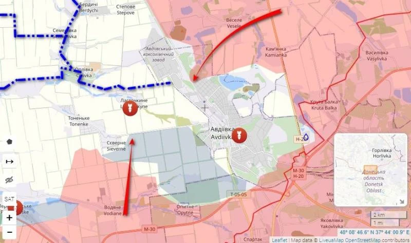 Quân đội Nga còn 700 mét để đóng hoàn toàn “nồi hầm” Avdiivka 