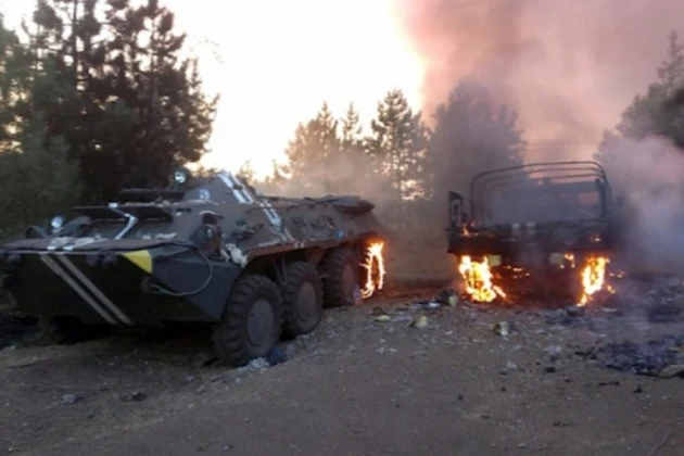 Pháo binh ly khai dội bão lửa vào sở chỉ huy Quân đội Ukraine