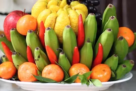 Giàu sang bền vững nhờ 7 loại quả trấn tài trên bàn thờ