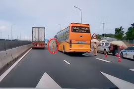 CSGT nói lý do xuất hiện trên cao tốc Vĩnh Hảo - Phan Thiết