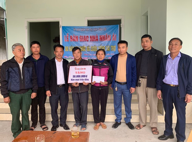 Hà Tĩnh: Khánh thành “Nhà Nhân ái” do Báo Tri thức & Cuộc sống xây tặng ảnh 1 Hà Tĩnh: Khánh thành “Nhà Nhân ái” do Báo Tri thức & Cuộc sống xây tặng ảnh 1