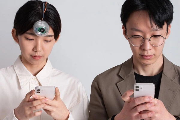 Robot mắt cho phép người dùng vừa đi đường vừa... dùng điện thoại