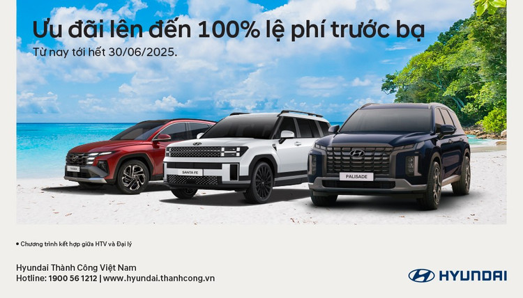 Loạt ôtô Hyundai được giảm 100% phí trước bạ tháng 6/2025. 2-8489.jpg