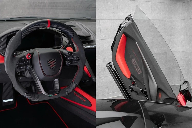Dieser Supersportwagen fällt durch die Nummer 31 und die Initialen „EO“ des Rennfahrers Esteban Ocon an den Mansory-Emblemen, den Außenverkleidungen, den Türverkleidungen und der Decke auf. 8-1072.jpg