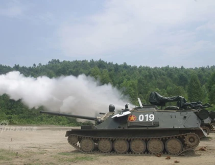 Pháo tự hành ASU-85 Việt Nam gây sốt mạng Trung Quốc