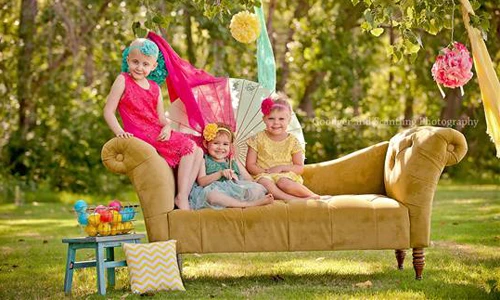 Xúc động ngắm bộ ảnh tuyệt đẹp của 3 bé ung thư