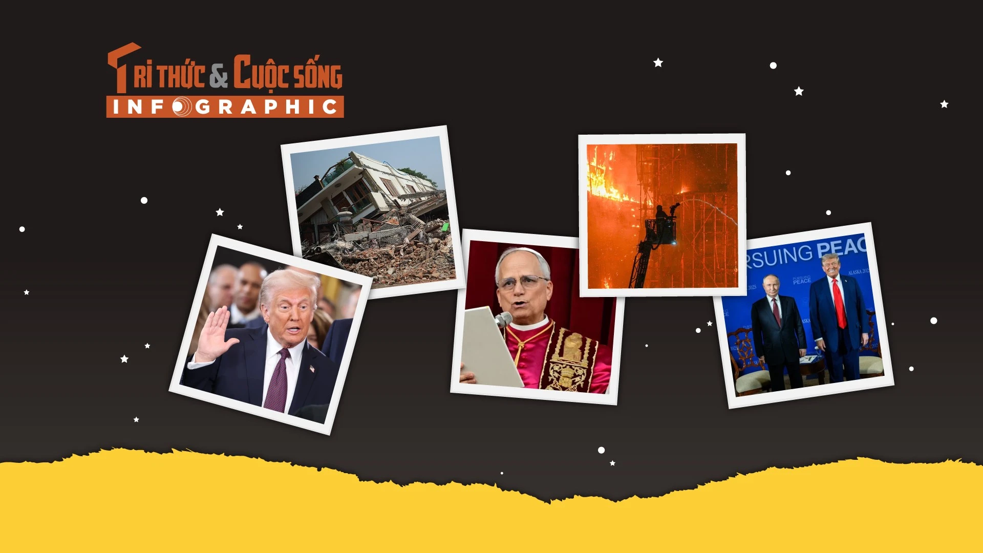 [INFOGRAPHIC] Top sự kiện thế giới nổi bật năm 2025