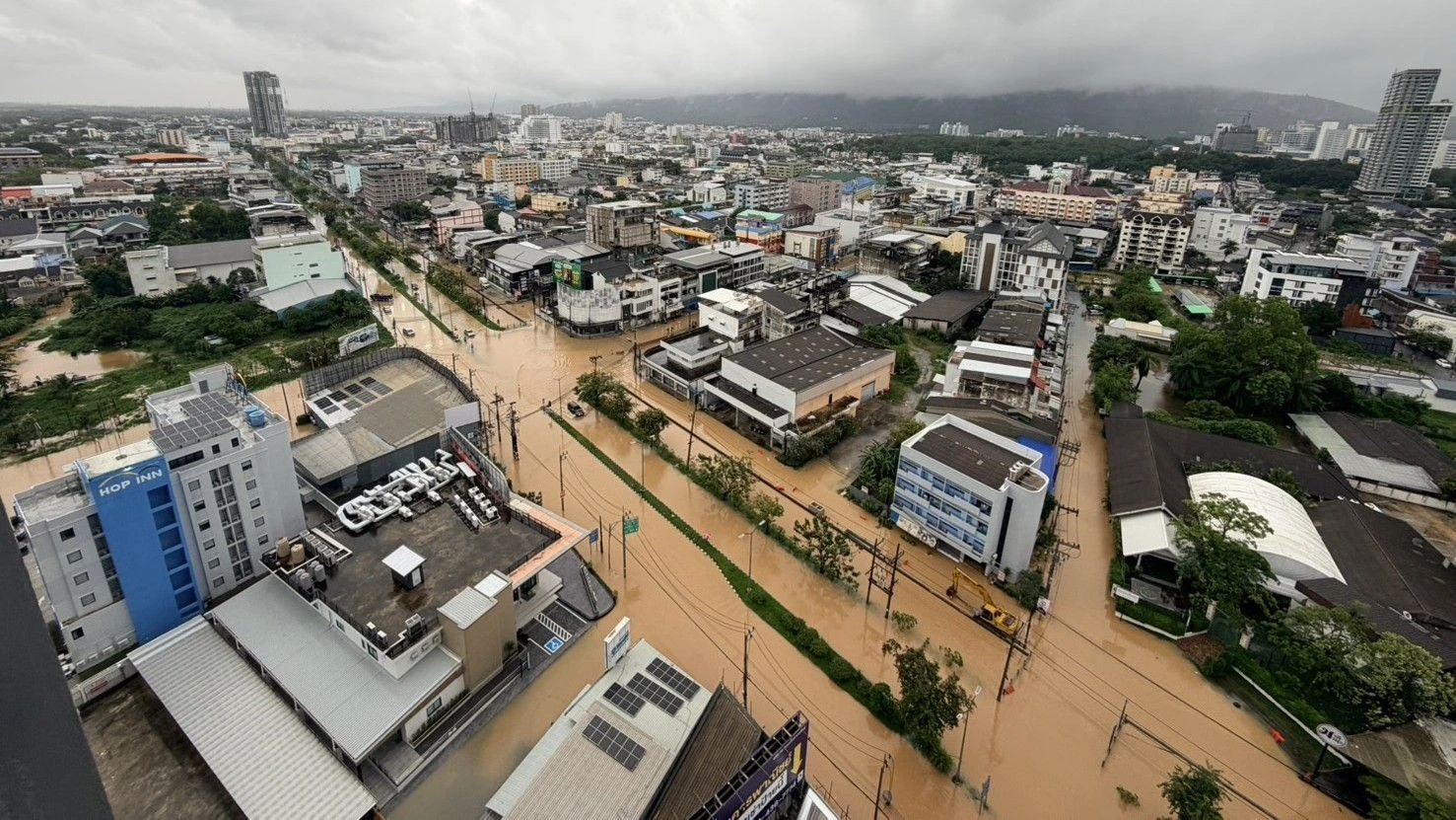 Hình ảnh ngập lụt nghiêm trọng ở Thái Lan