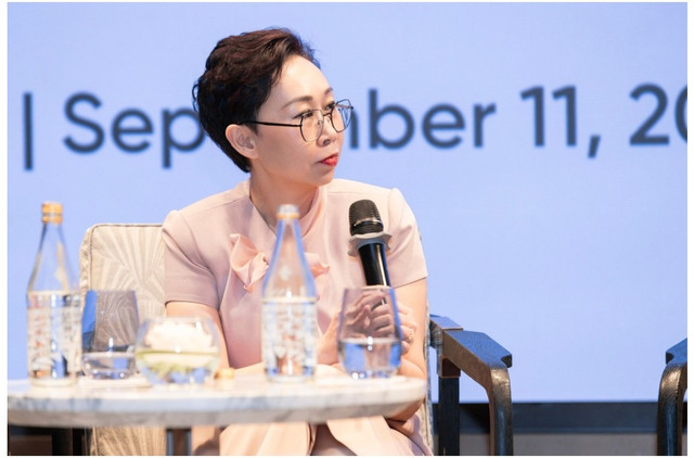 Bà Lê Thúy Anh, Chủ tịch Hệ thống Y tế Vinmec. Ảnh: BTC. lethuyanh-1.png