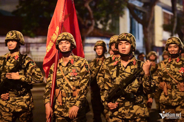 Khối chiến sĩ Công binh. Ảnh: Nguyễn Huế dieubinh-23.jpg
