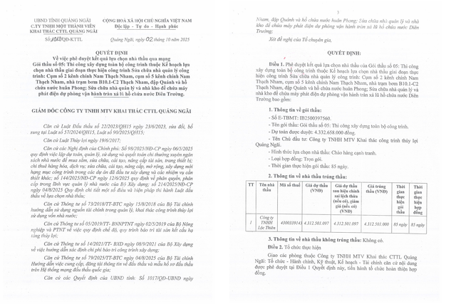 Trích một phần Quyết định số 1012/QĐ-KTTL. Nguồn MSC. qdinh-121.png