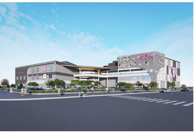 Phối cảnh TTTM Aeon ở phường Long An, tỉnh Tây Ninh. Ảnh: Aeon. aeon-1.png