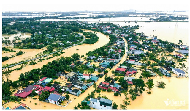 Xã Nông Cống, Thanh Hóa bị ngập do bão số 10 Bualoi và mưa lũ. baolu-1.png
