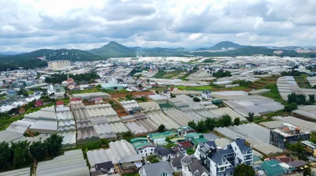 Một góc phường 8, TP Đà Lạt nhìn từ trên cao. bds-lamdong-1.png