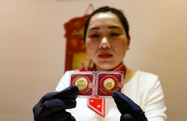 Giá vàng trong nước tăng mạnh. Ảnh: Chí Hiếu giavang-8.jpg
