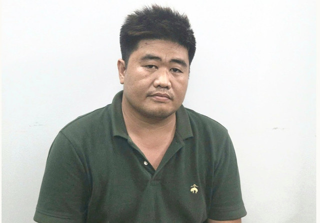 Nguyễn Lâm Minh Tuấn tại cơ quan điều tra. Ảnh: CA lamminhtuan-1.png