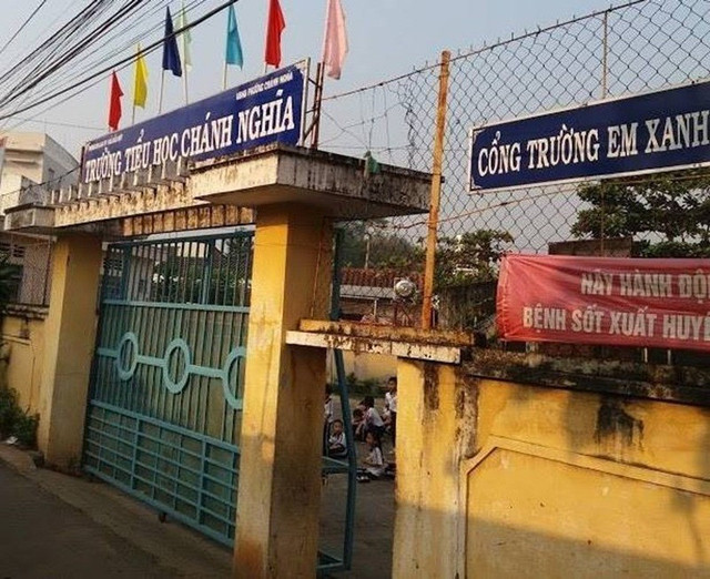 Gói thi công trường Chánh Nghĩa gọi tên Công ty My Home. Ảnh IT. truongthchanhnghia-1.jpg
