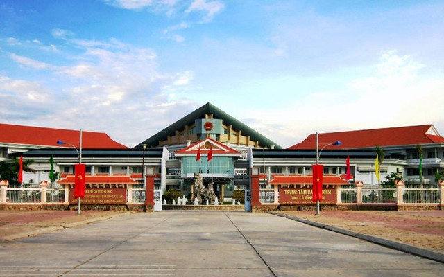 Trung tâm hành chính thị xã Bình Minh, Vĩnh Long. Ảnh IT. ubnd-binhminh-1.jpg