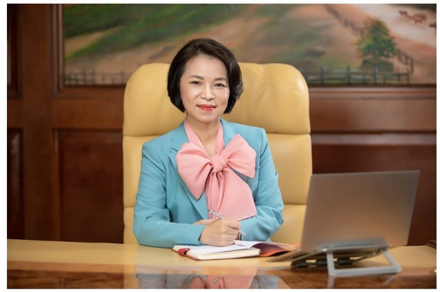 Phó chủ tịch Vingroup Phạm Thu Hương hiện cũng sở hữu khối tài sản tỷ USD. Ảnh: VIC. phamthuhuong-1.png