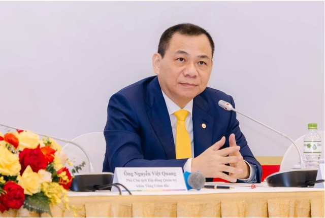 Ngoài ông Phạm Nhật Vượng, các tỷ phú USD khác của Việt Nam cũng đã gia tăng hàng tỷ USD tài sản cá nhân từ đầu năm 2025. Ảnh: VIC. phamnhatvuong-1.png