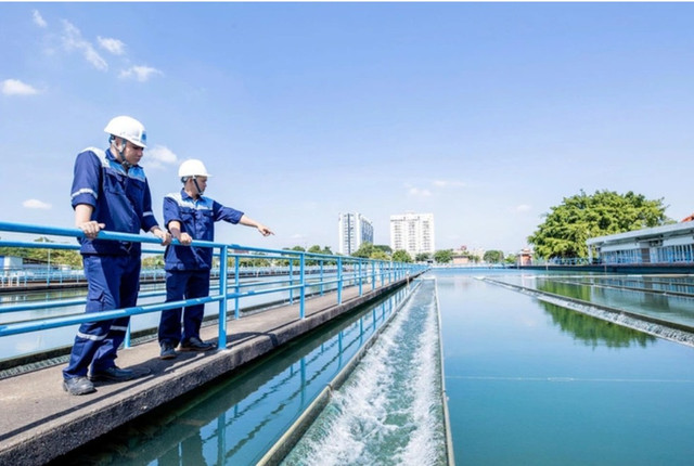 Công ty Hồng Đức tham dự và trúng nhiều gói thầu tại các đơn vị thành viên của Sawaco. Ảnh IT. sawaco-1.png