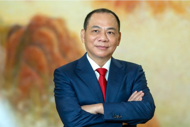 Cổ phiếu Vingroup dẫn đầu nhóm kéo chỉ số VN-Index. Ảnh: Bloomberg. phamnvuong-1.png