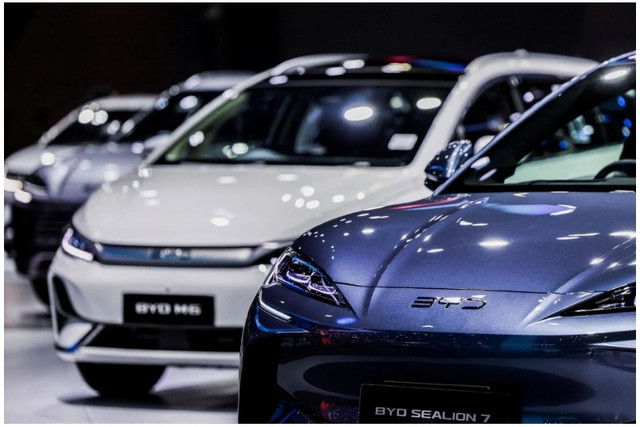 Xe điện BYD được trưng bày tại Triển lãm ôtô quốc tế Bangkok, Thái Lan lần thứ 46. xedien-1.png