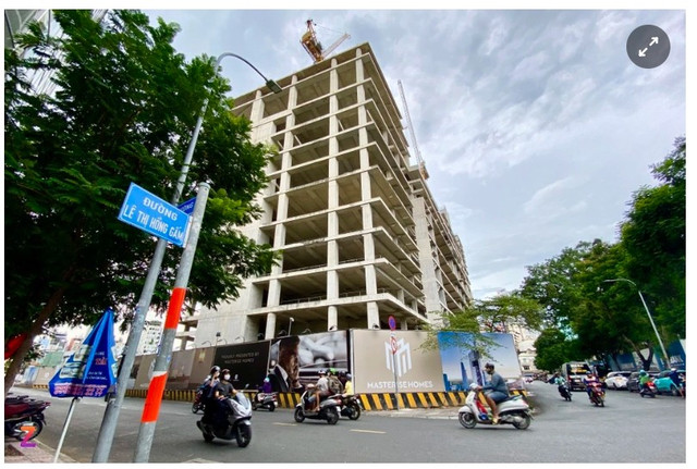 Dự án tại khu tứ giác Bến Thành nằm trên 4 mặt tiền đường Phạm Ngũ Lão, Calmette, Lê Thị Hồng Gấm, Phó Đức Chính (phường Bến Thành). Ảnh: Liên Phạm. tuguabenthanh-1.png