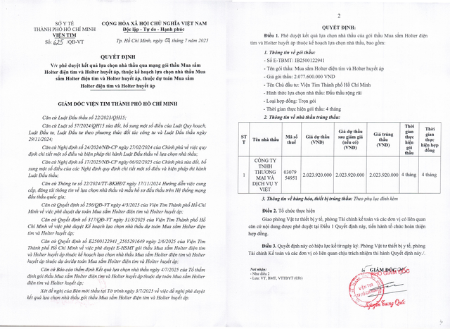 Quyết định số 625/QĐ-VT. Nguồn MSC. qdinh-yviet-1.png