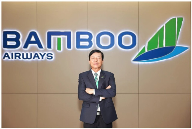 Ông Lê Thái Sâm - Chủ tịch HĐQT mới được bổ nhiệm đồng thời là cổ đông lớn nhất tại Bamboo Airways. Ảnh: BAV. bamboo-2.png