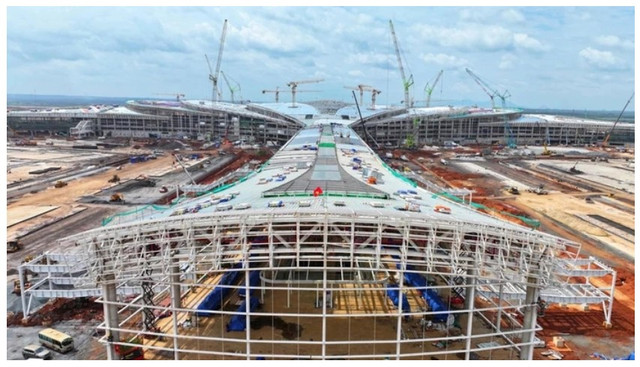Sân bay quốc tế Long Thành đang được đẩy nhanh tiến độ giai đoạn 1, dự kiến đưa vào khai thác từ giữa năm 2026 - Ảnh: LAM GIANG sanbay-lt.png