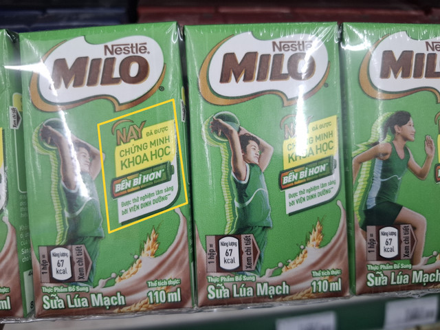 Một số sản phẩm của Công ty TNHH Nestlé Việt Nam bị quảng cáo với nội dung gây nhầm lẫn cho người tiêu dùng. Ảnh: Bảo Giang 20250517-083557.jpg
