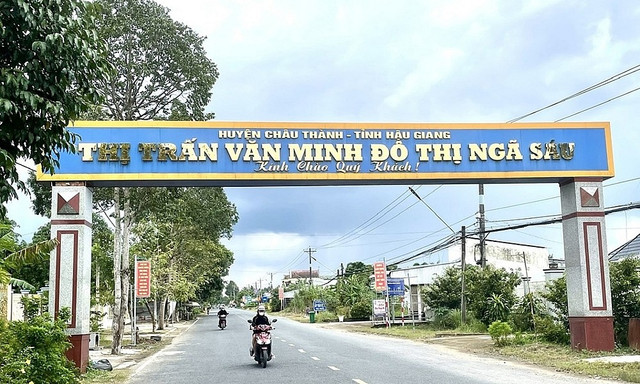 Thị trấn Ngã Sáu. Ảnh: Báo Xây dựng image00120241031204621.jpg