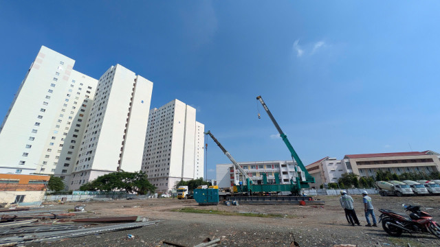 Vị trí dự án nhà ở xã hội tại số 4 Phan Chu Trinh, phường 12, quận Bình Thạnh (cũ), TP HCM. Ảnh: Anh Tú 66.jpg