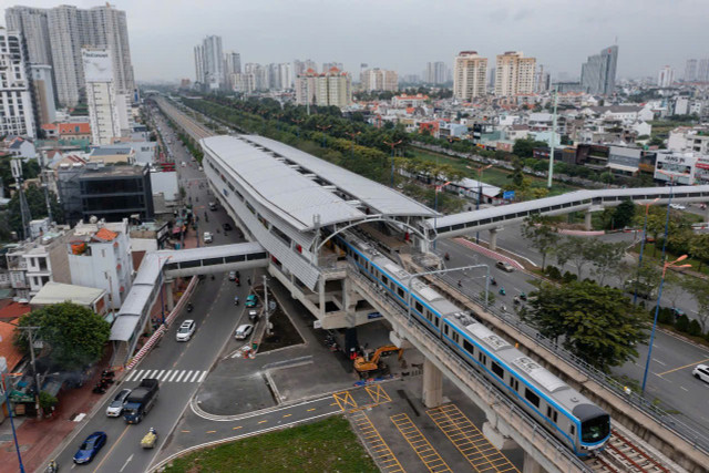 Tuyến metro số 1 hoạt động chính thức từ tháng 12/2024. 3.jpg