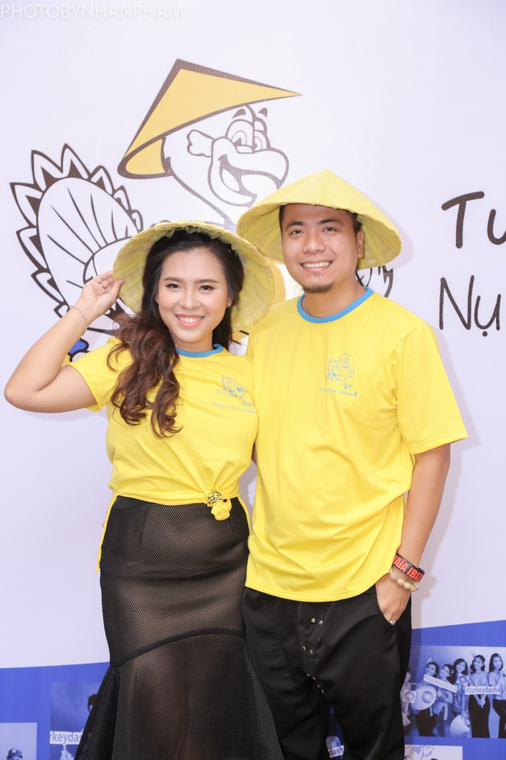 Vợ chồng đạo diễn Thanh Nhân - DJ Wang Trần.