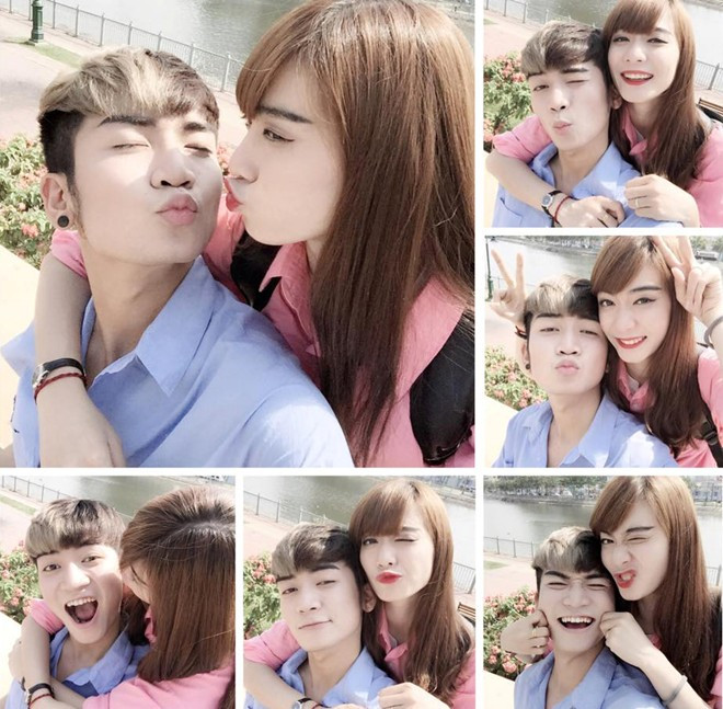 Trưởng nhóm BB&BG Trần Bảo Bảo, tung bức ảnh vui đùa, tình cảm và hôn môi hot girl Kim Nhã trong thời điểm gần ngày Valentine. Tuy nhiên, BB Trần sau đó lại tiết lộ đây chỉ là hình ảnh hậu trường trong một clip ra mắt sắp tới của anh và Kim Nhã.