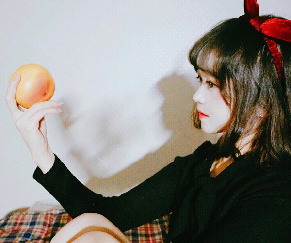 Eun Hye cực baby trong bức ảnh hóa thân thành nàng bạc tuyết.