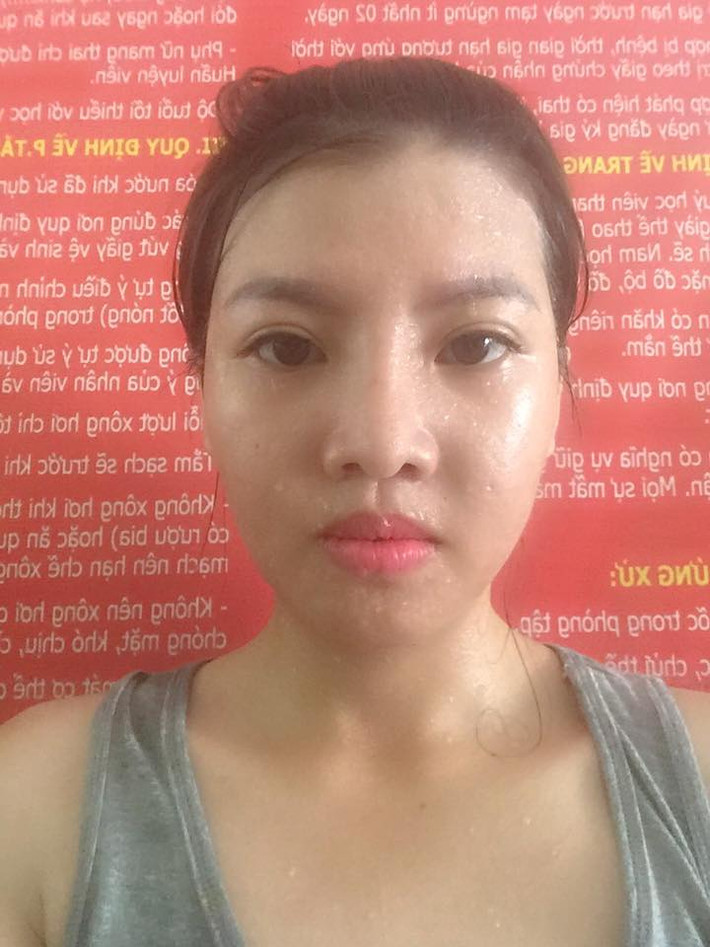 "Em béo quá các mẹ ạ. Ai có bảng ăn kiêng cho tập gym cho em xin với. Tập mà cứ phì nhiêu như này mông bụng bằng nhau" - Phượng Thị Nở cho hay.